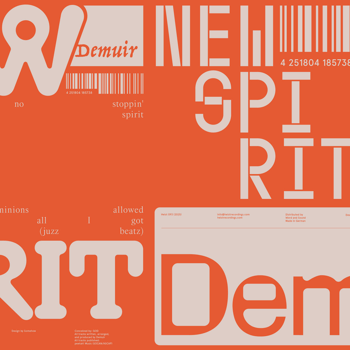 Demuir - New Spirit EP [Heist Recordings]