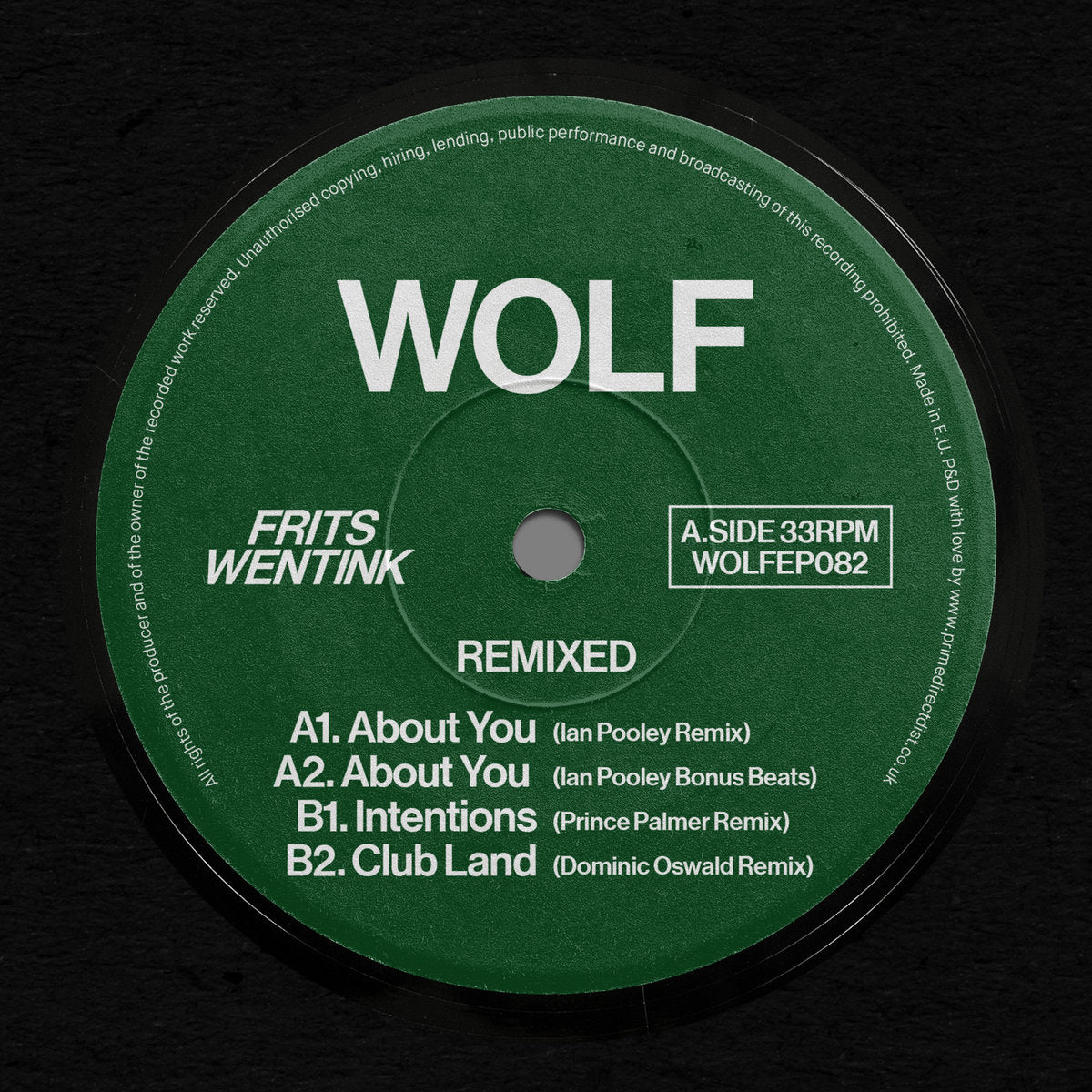 Frits Wentink - Remixed [Wolf Music]