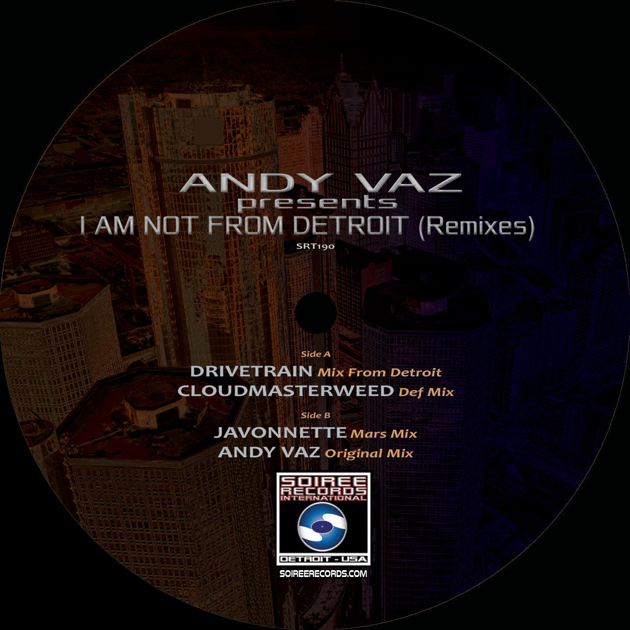 Andy Vaz - I Am Not From Detroit [Solree Records]