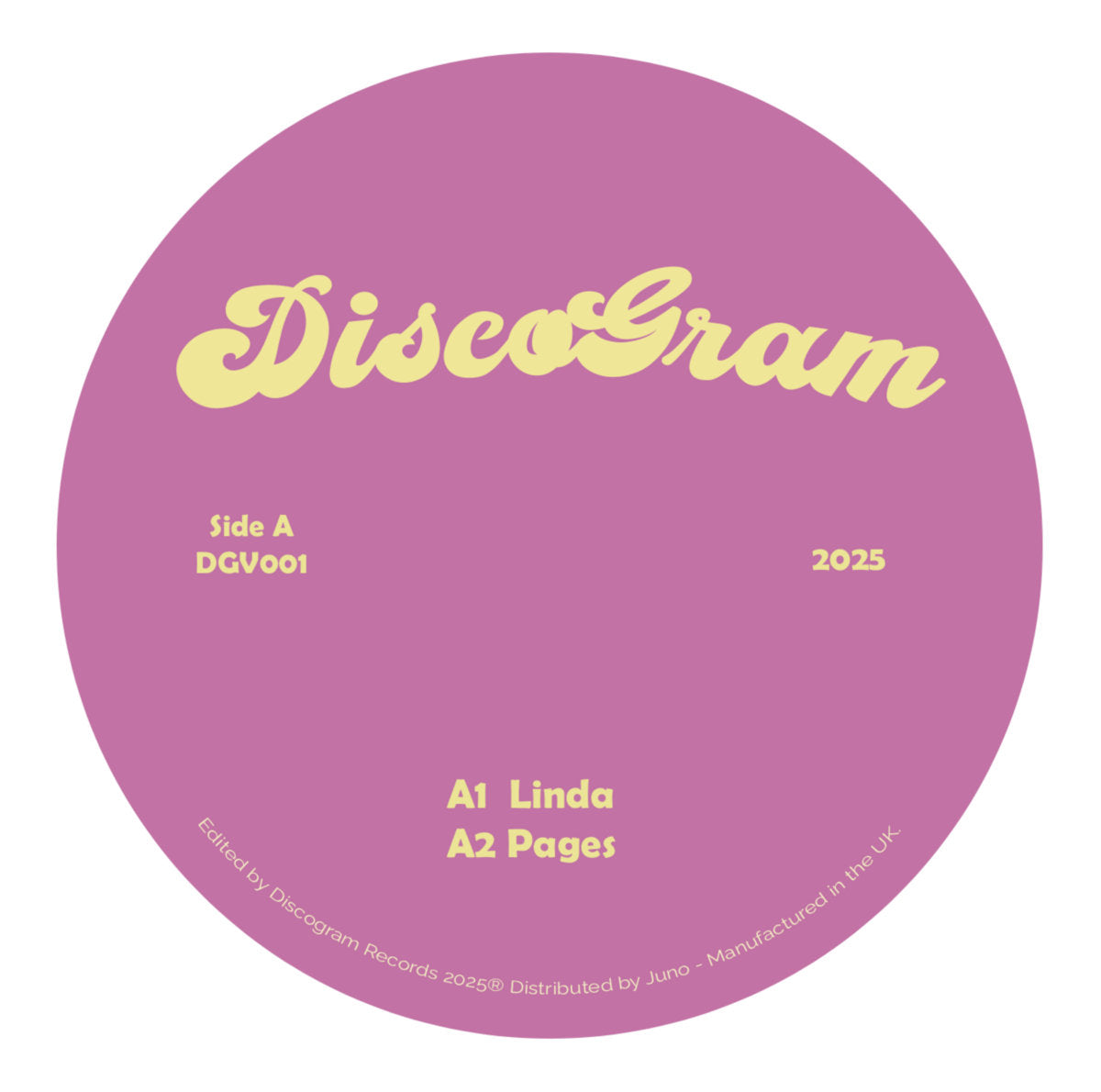 Discogram - DGV001 [[DiscoGram]