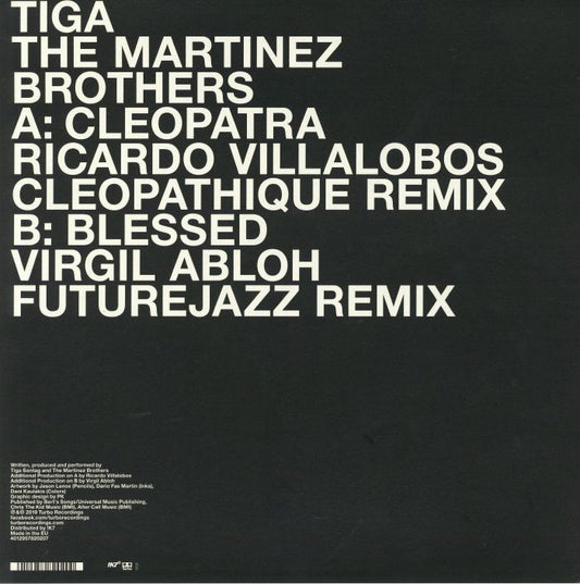 Tiga & The Martinez Brothers - Cleopatra / Blessed (Incl. Ricardo Villalobos & Virgil Abloh Remixes) [Turbo]
