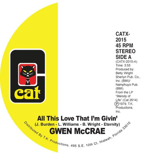 Gwen Mccrae - All This Love I'm Giving [Cat Records]