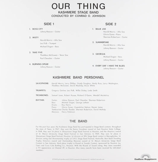 Kashmere Stage Band - Our Things (1969) [P-Vine Japan]