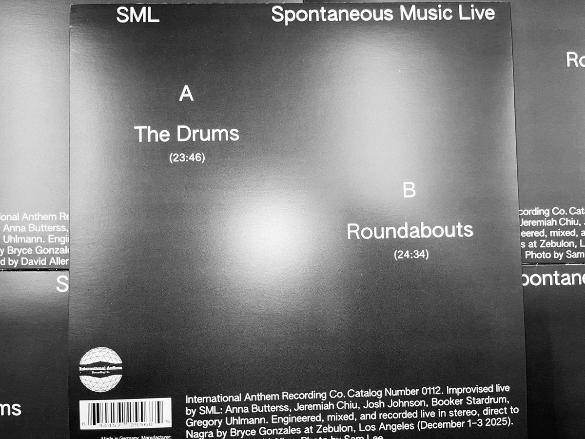 SML - Spontaneous Music Live LP [International Anthem]