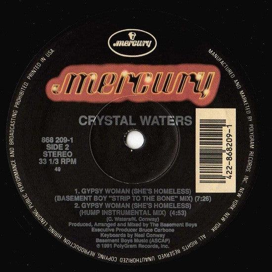 Crystal Waters - Gypsy Woman [Mercury]