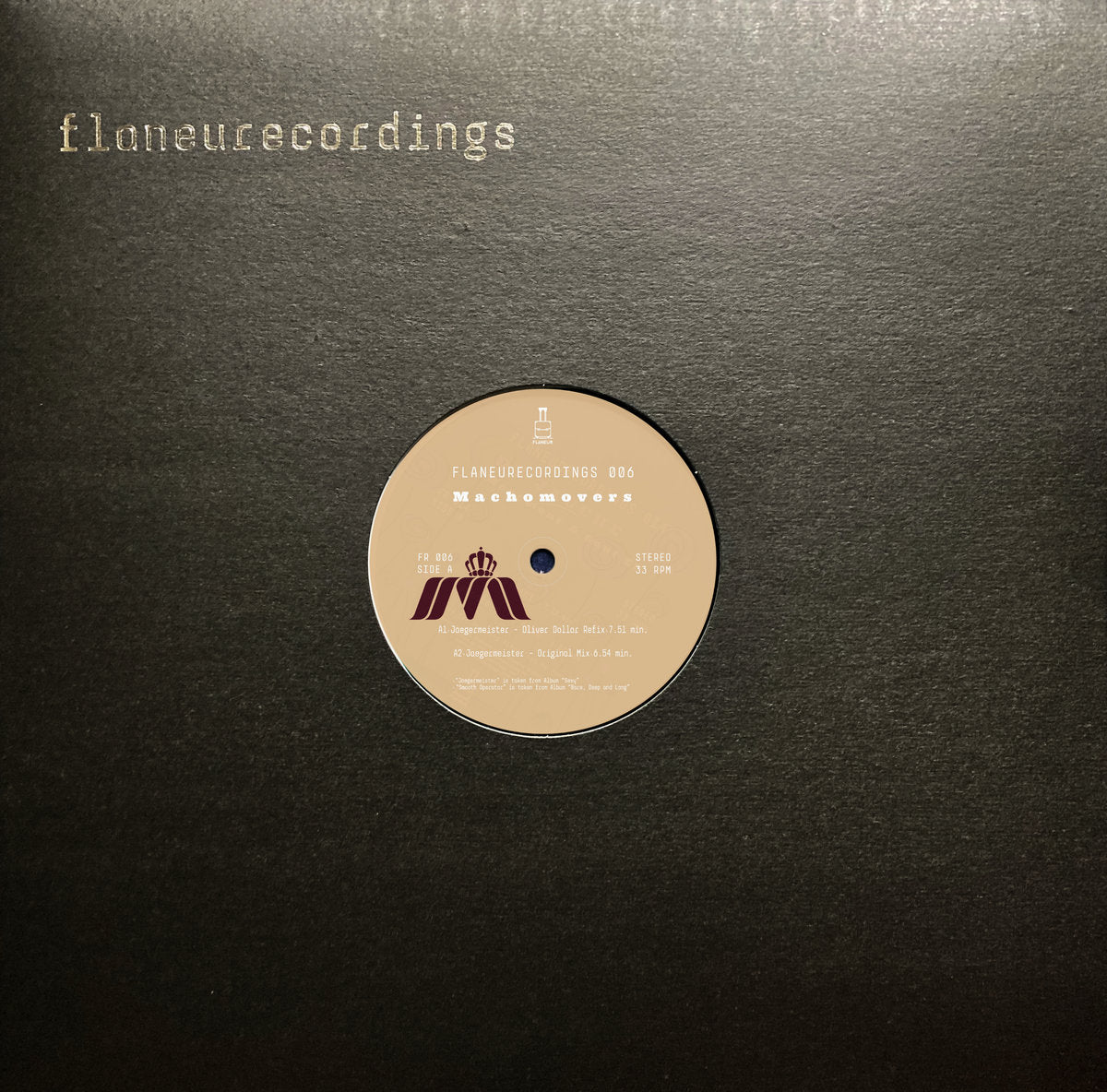 Machomovers - Jaegermeister (Incl. Oliver Dollar Remix) [Flaneurecordings]