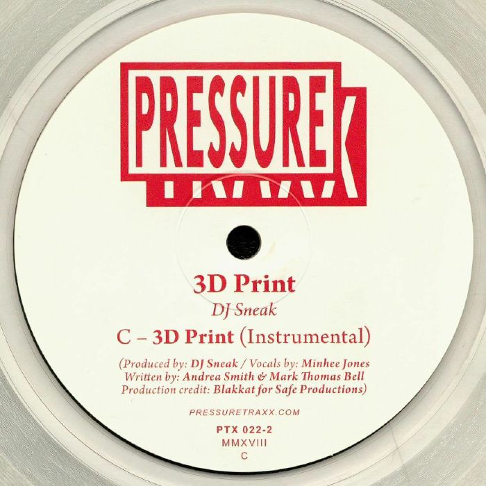 Dj Sneak - 3D Print (Ricardo Villalobos & Einzelkind aka Arnorac Remix) [Pressure Traxx]