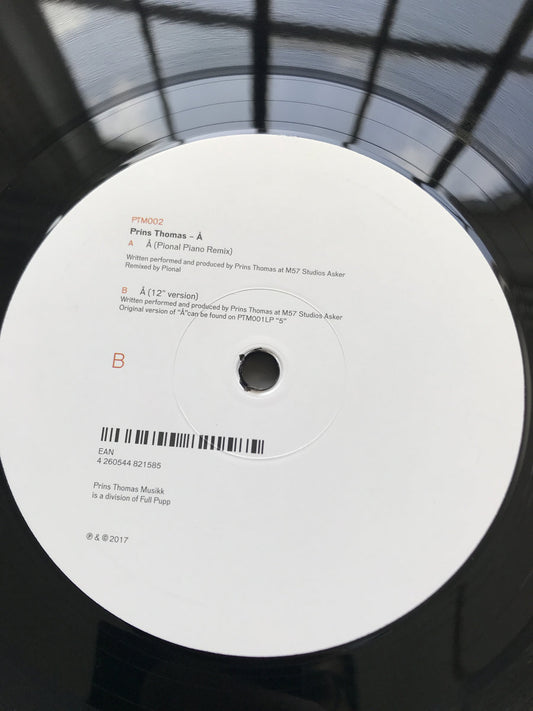Prins Thomas - A / Pional Remix / PT Extended 12" Version [Prins Thomas Musikk]