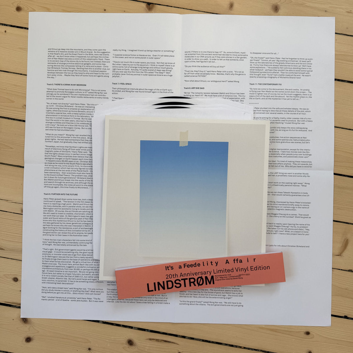 Lindstrøm - It's a Feedelity Affair (2LP Edición del 20.º aniversario) [Feedelity]