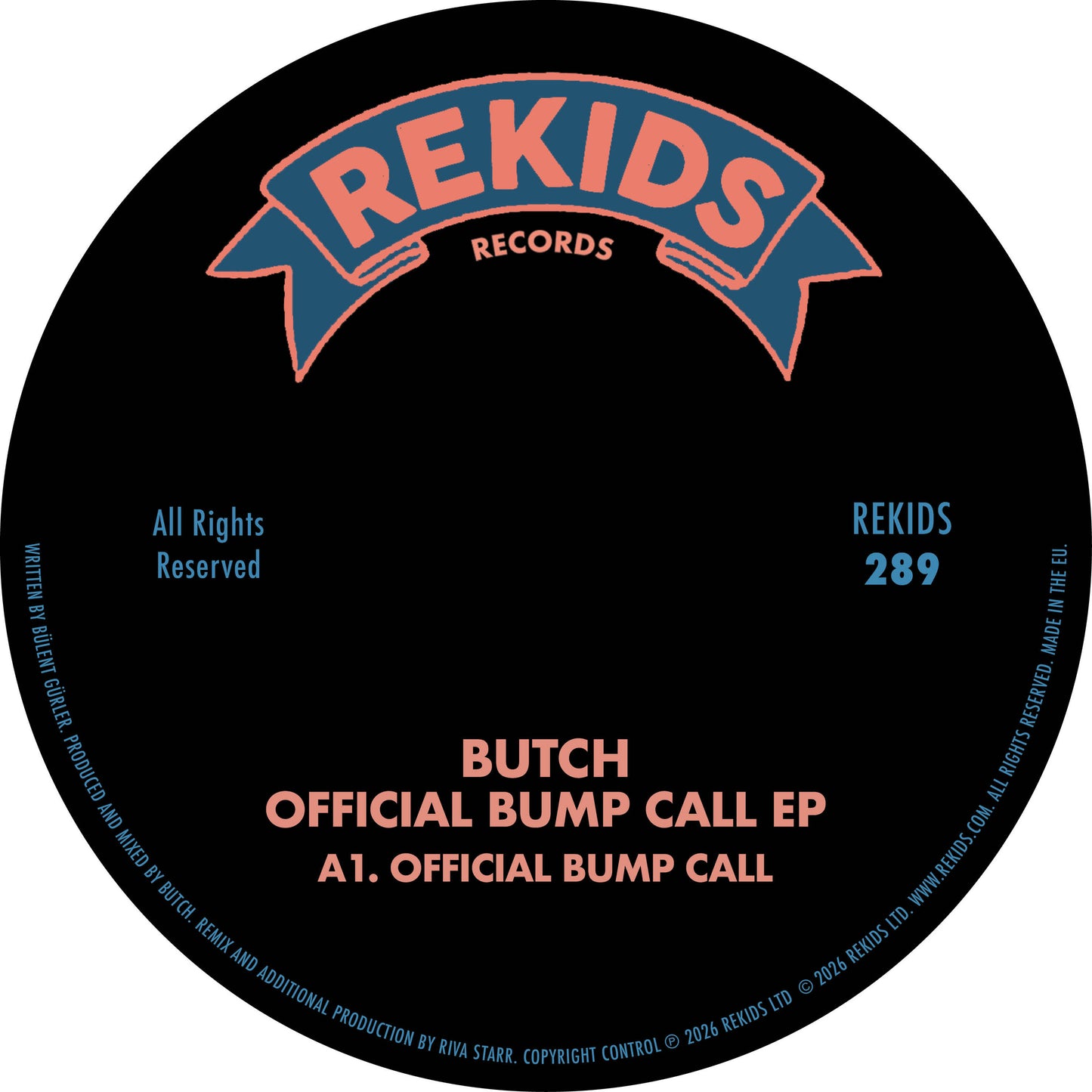 Butch - Official Bump Call EP (Incl. Riva Starr Remix) [Rekids]