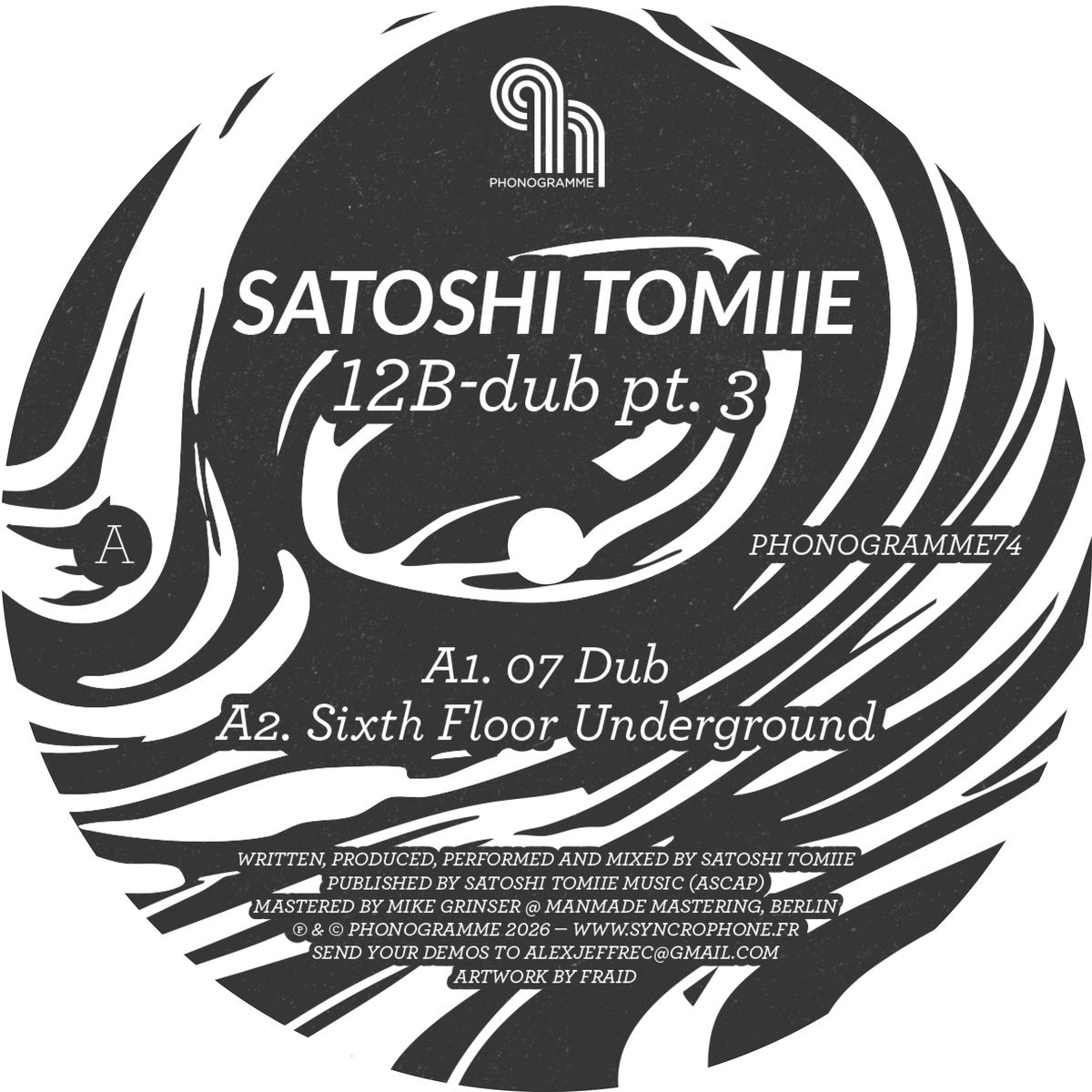 Satoshi Tomiie - 12B Dub, Pt.3 [Phonogramme]