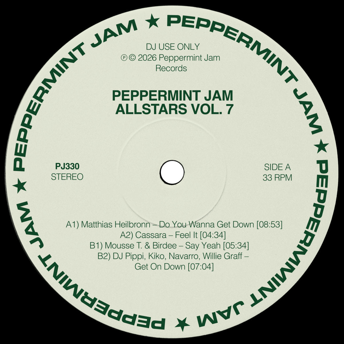 Matthias Heilbronn / Mousse T / DJ Pippi / Cassara - Peppermint Jam Allstars Vol 7 [Peppermint Jam]