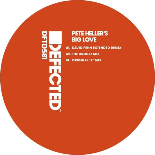 Pete Heller's Big Love - Big Love (David Penn / The Dronez Remixes) [Defected]