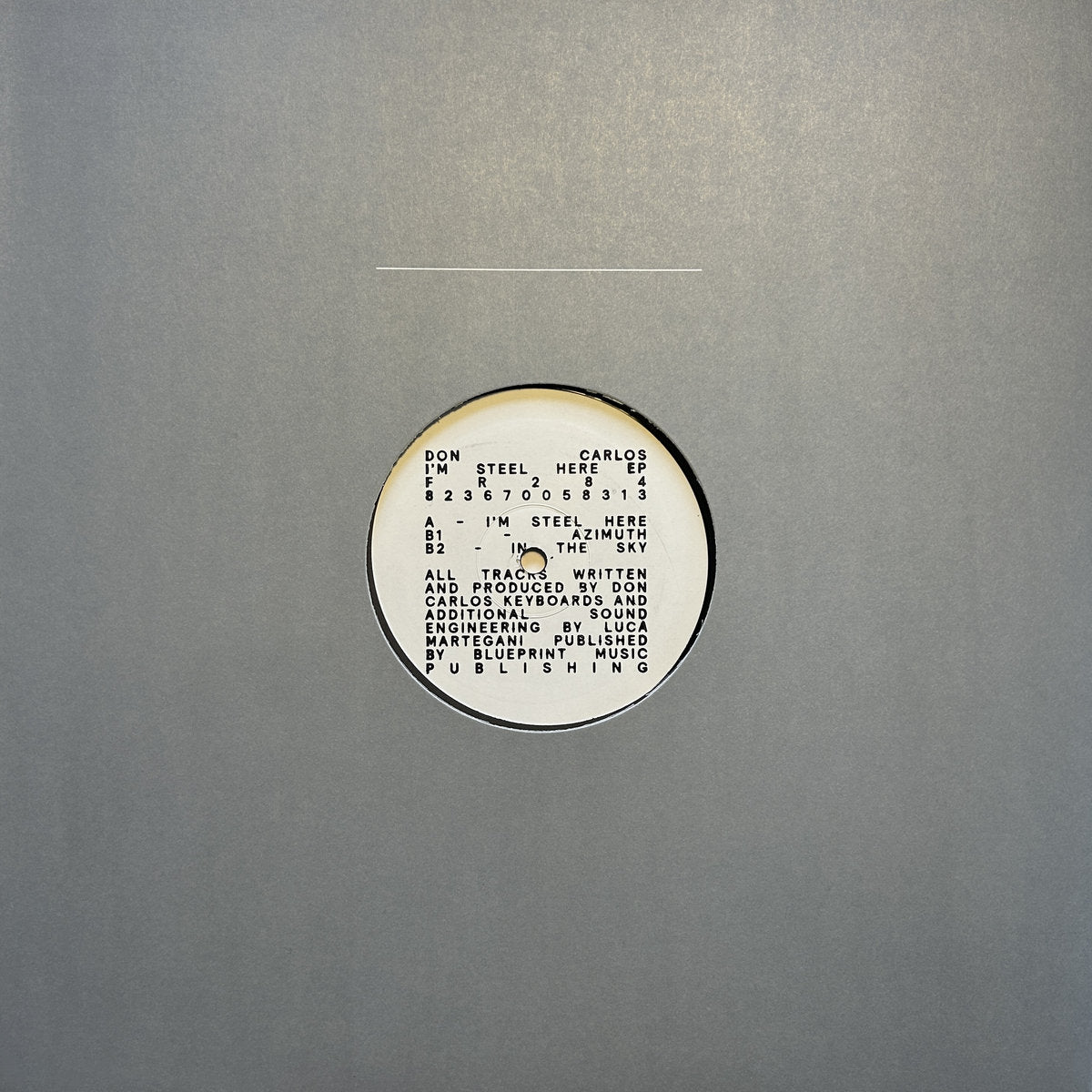Don Carlos - I'm Steel Here EP [Freerange Records]