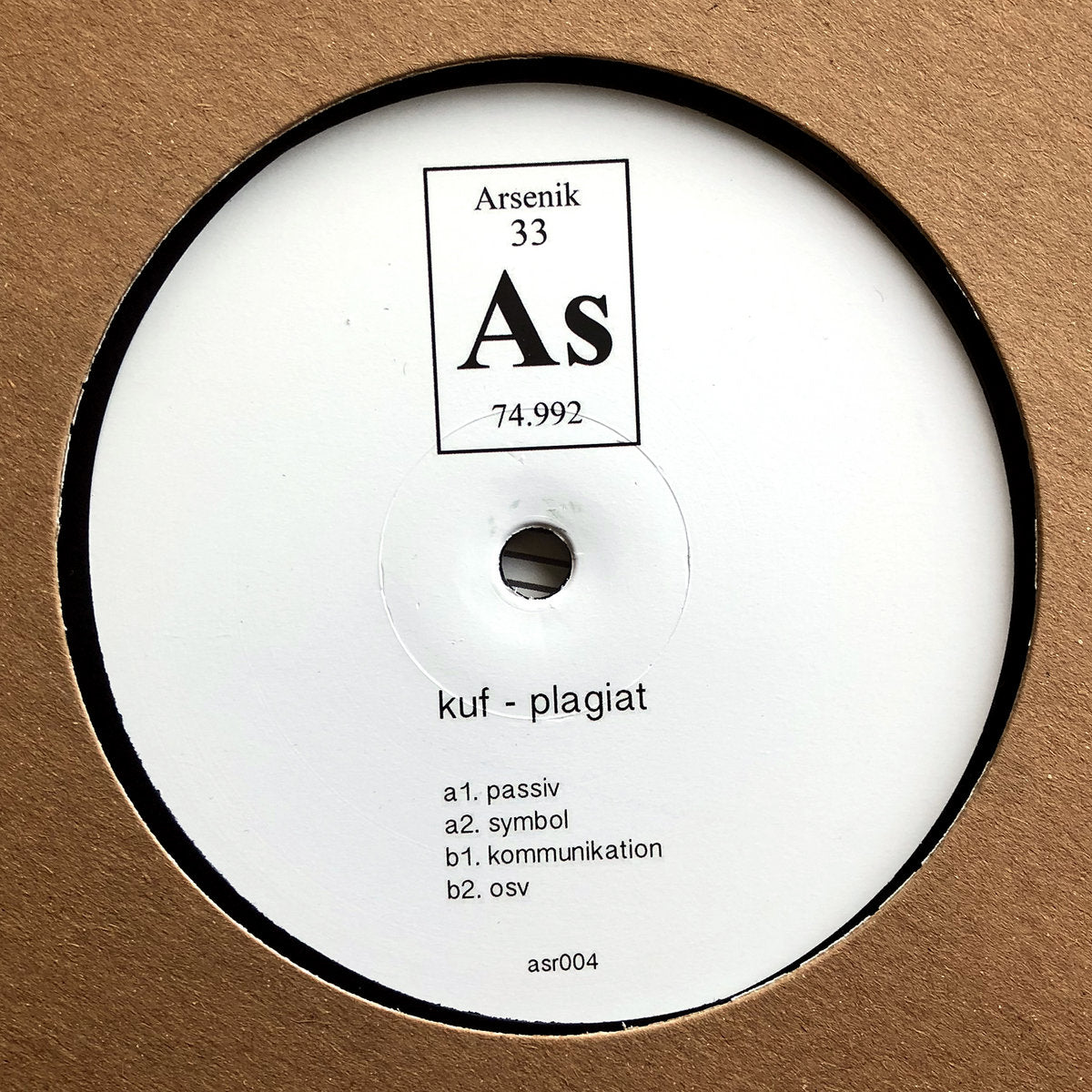 Kuf - Plagiat [Arsenik Records]
