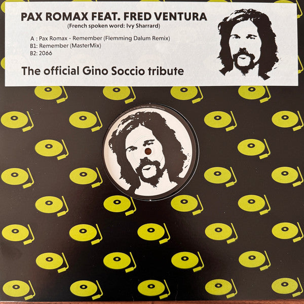 Pax Romax feat. Fred Ventura - Remember (Flemming Dalum Remix) [Random Vinyl]