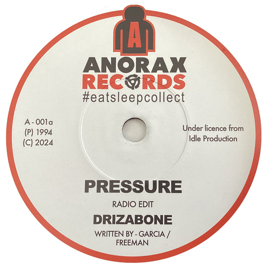 Drizabone - Pressure (Incl. Nu-Solution AKA Roger Sanchez Remix) [Anorax Records]