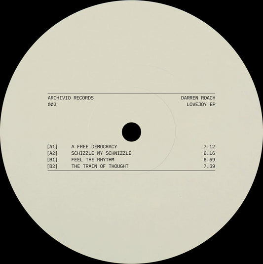 Darren Roach - Lovejoy EP [Archivio Records]