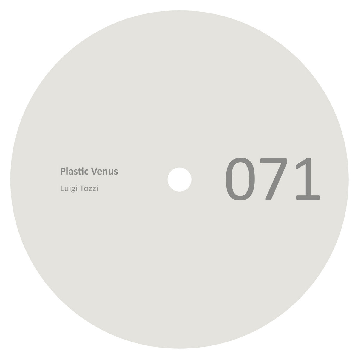 Luigi Tozzi - PLastic Venus [Non Series]