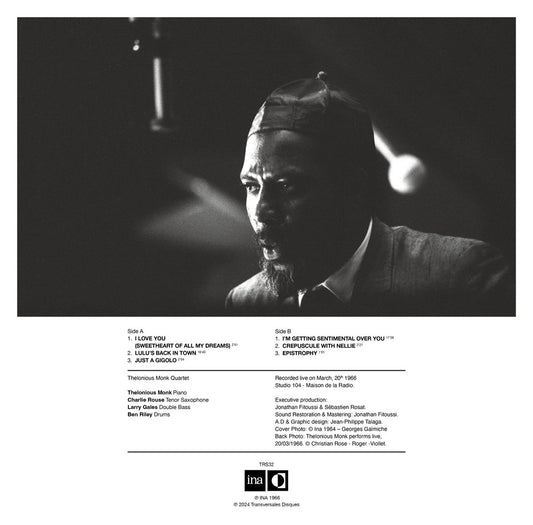 Thelonious Monk - Live in Paris (1966) [Transversales Disques]