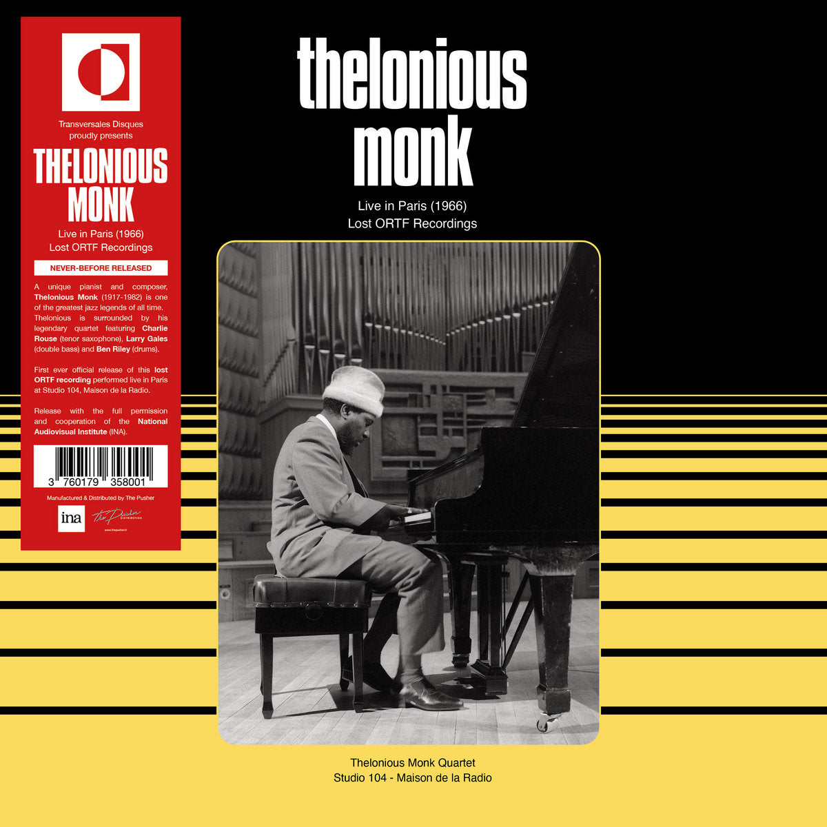 Thelonious Monk - Live in Paris (1966) [Transversales Disques]