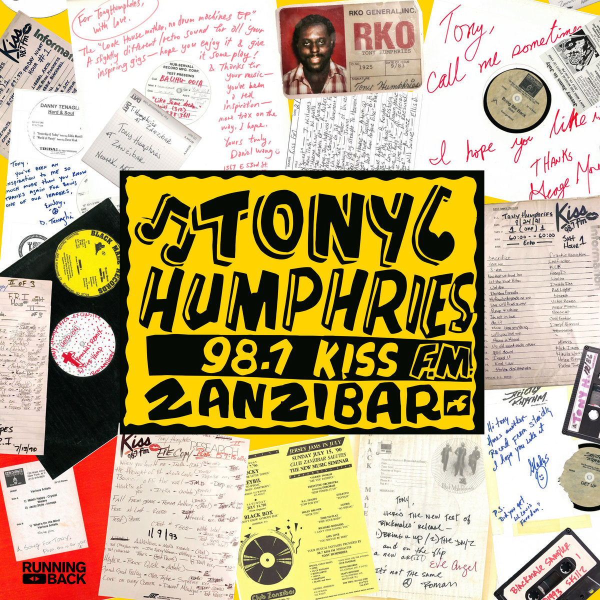 Tony Humphries - Running Back Mastermix: Kiss FM Zanzibar Years Vinyl Part One (3LP) [Running Back]