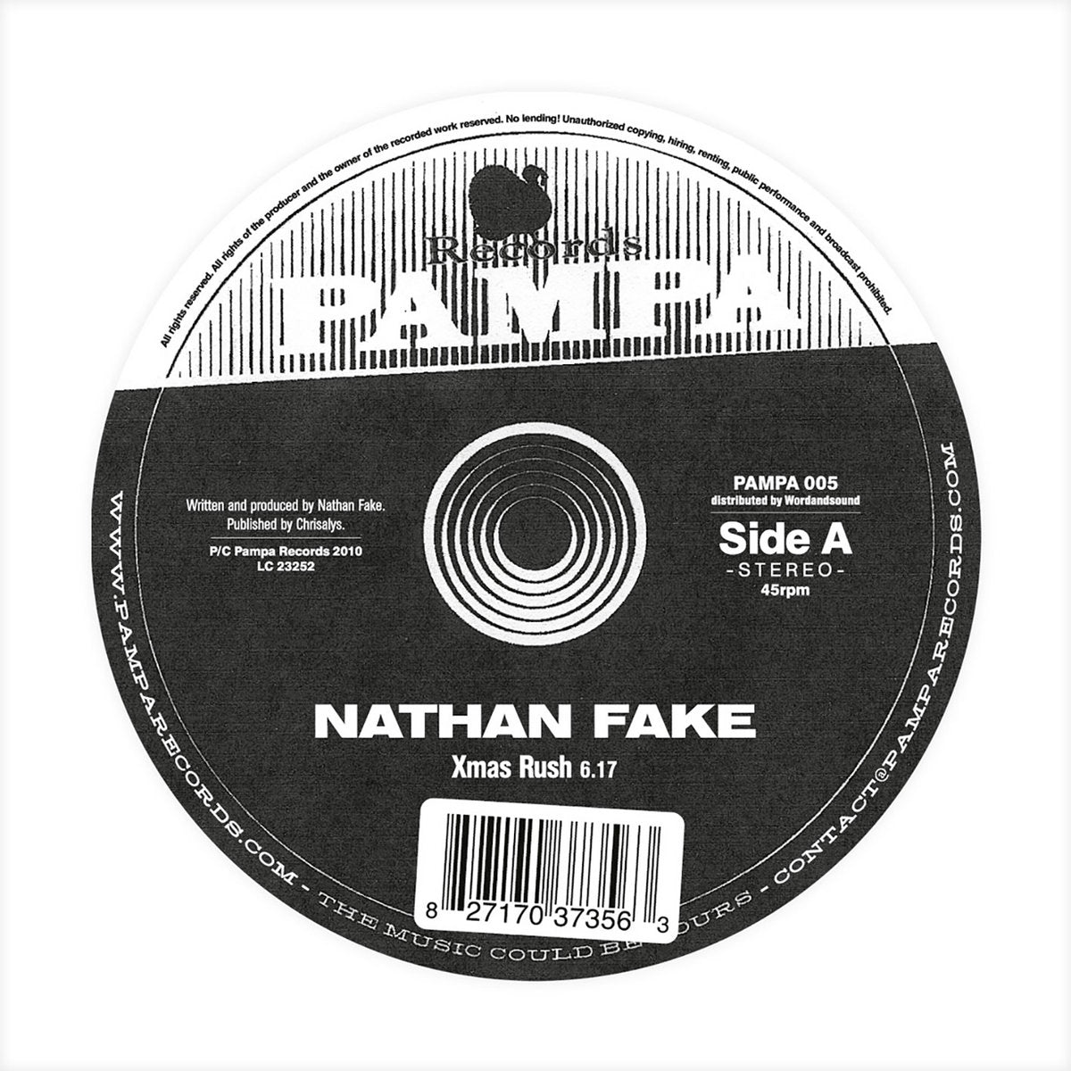 Dj Koze & Nathan Fake - Xmas Rush / Mi Cyaan Believe It [Pampa]