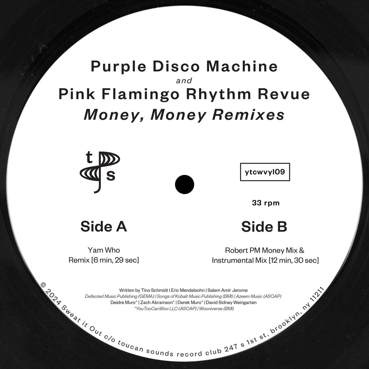 Purple Disco Machine - Money, Money Feat. Pink Flamingo Rhythm Revue [Toucan Sounds]