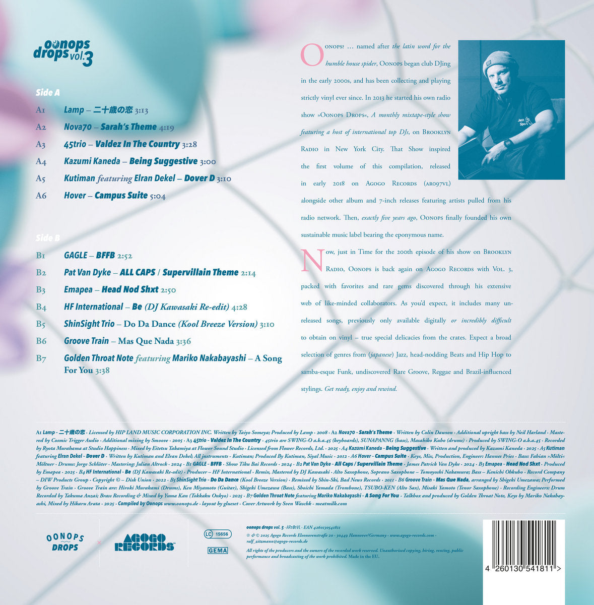 Various Artists - Oonops Drops Vol.3 LP [Agogo Records]