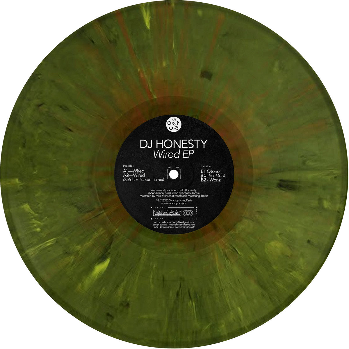 DJ Honesty - Wired EP (Incl.Satoshi Tomiie Remix) [Syncrophone]