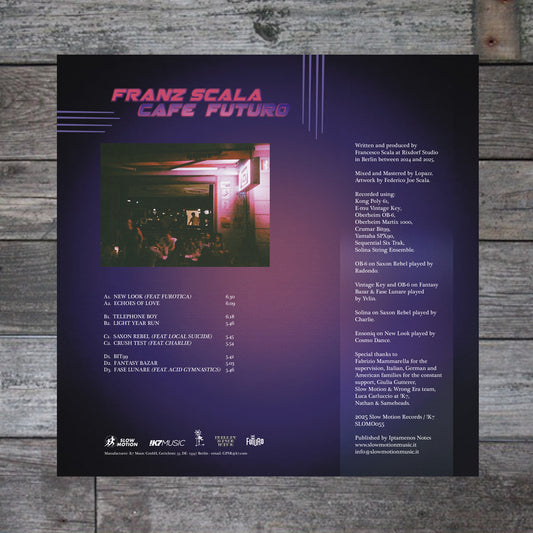Franz Scala - Cafe Futuro (2LP) [Slow Motion]