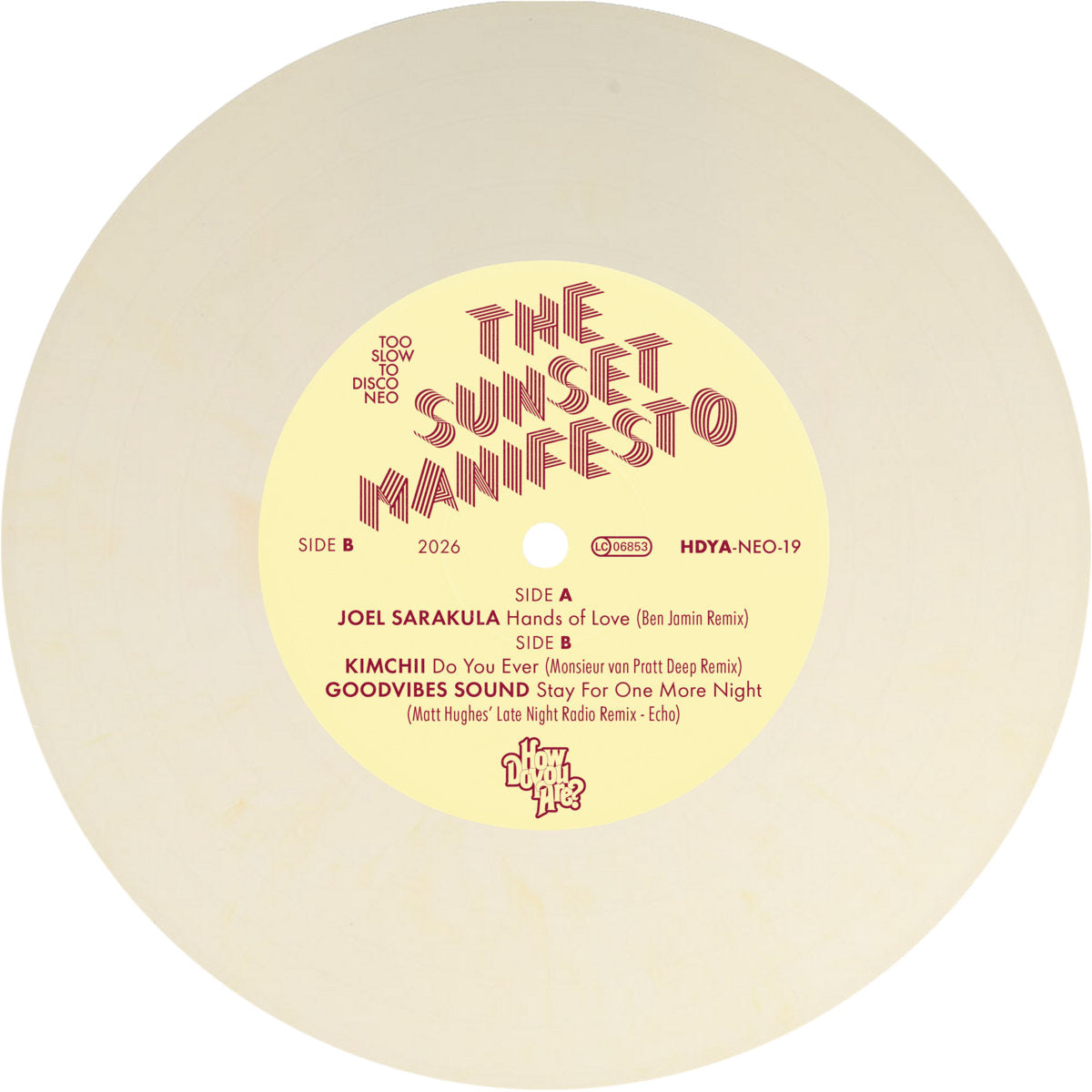 The Sunset Manifesto Volume 2 The Remixes: Ben Jamin, Monsieur Van Pratt, Matt Hughes [Too Slow To Disco]