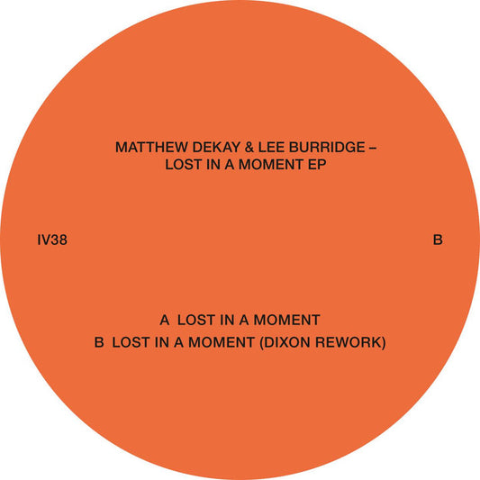 Matthew Dekay & Lee Burridge - Lost In a Moment EP [Innervisions]