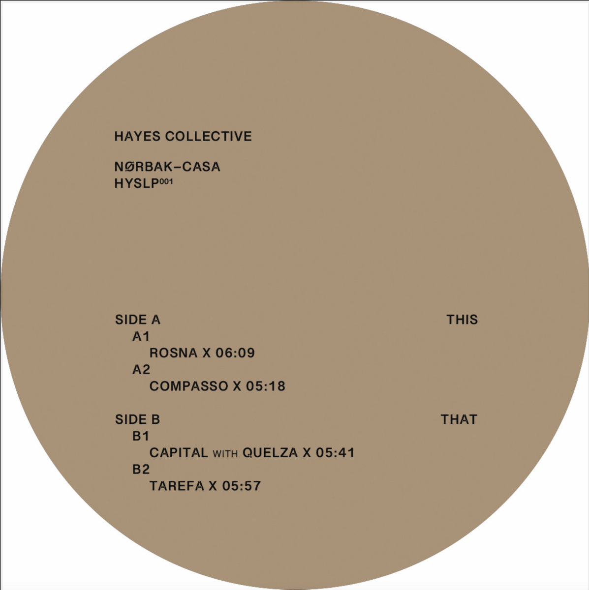 Nørbak - Casa (2LP) [Hayes]