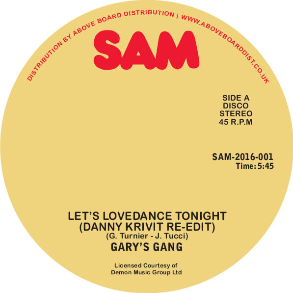 Gary's Gang - Let's Lovedance Tonight - Danny Krivit Re-edit [Sam Records]