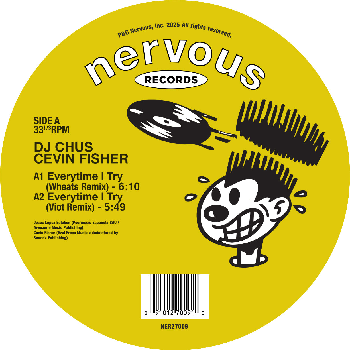 DJ Chus, Cevin Fisher - Every Time I Try (Remixes) [Nervous Records]