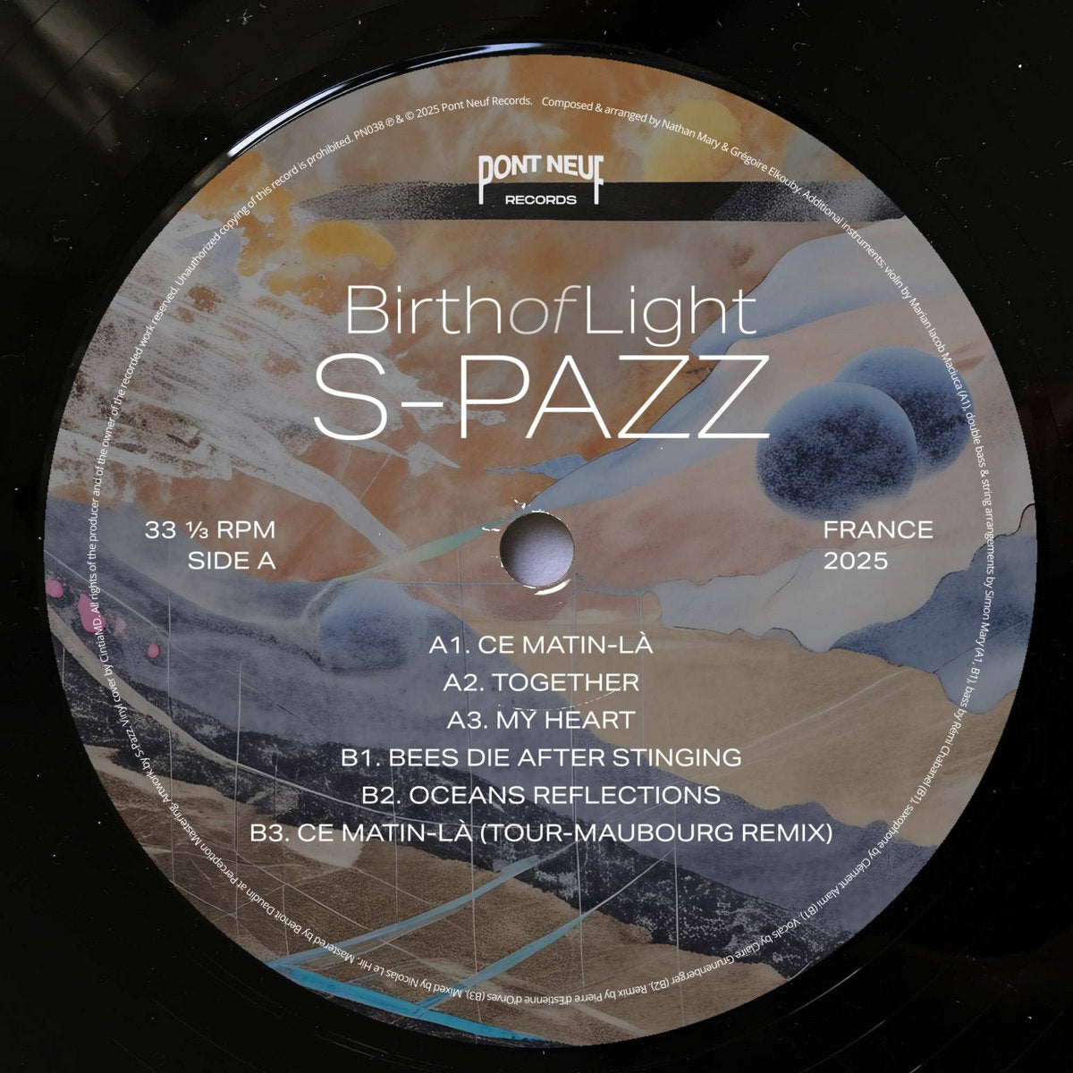 S-Pazz -Birth Of Light EP (incl Tour-Maubourg Remix) [Pont Neuf Records]