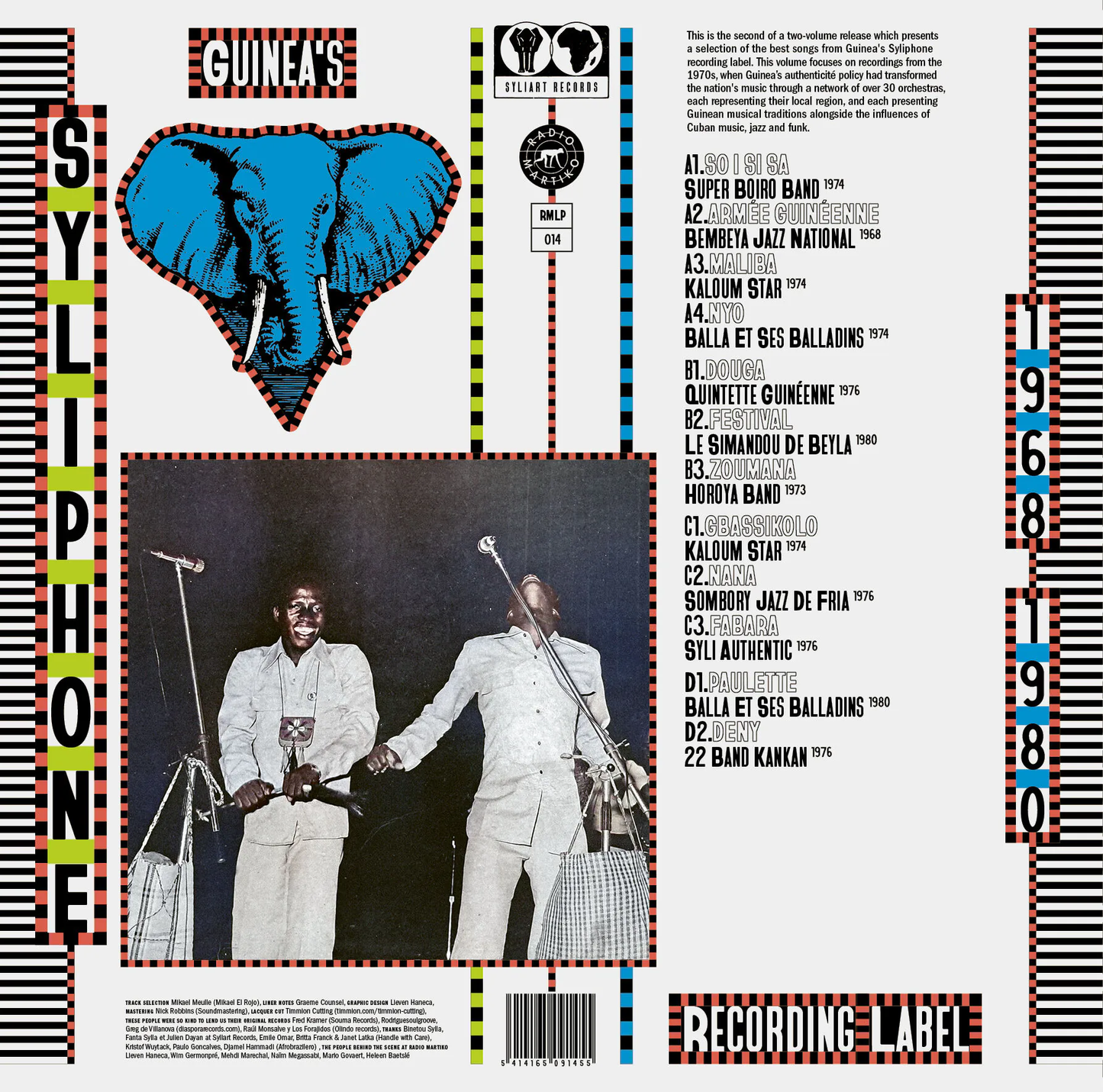 Various Artists - Music For A Revolution Vol 2 - Guinea's Syliphone Recording Label (1968-1980) (2LP) [Radio Martiko]