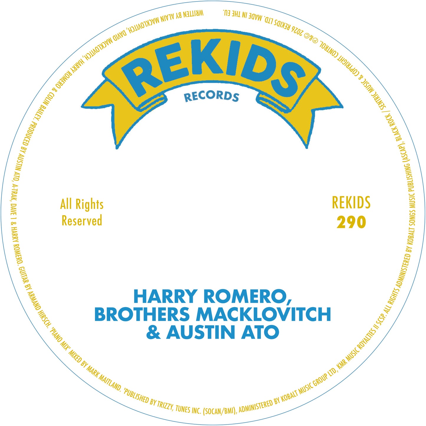 Harry Romero, Brothers Macklovitch & Austin Ato - The Corner [Rekids]