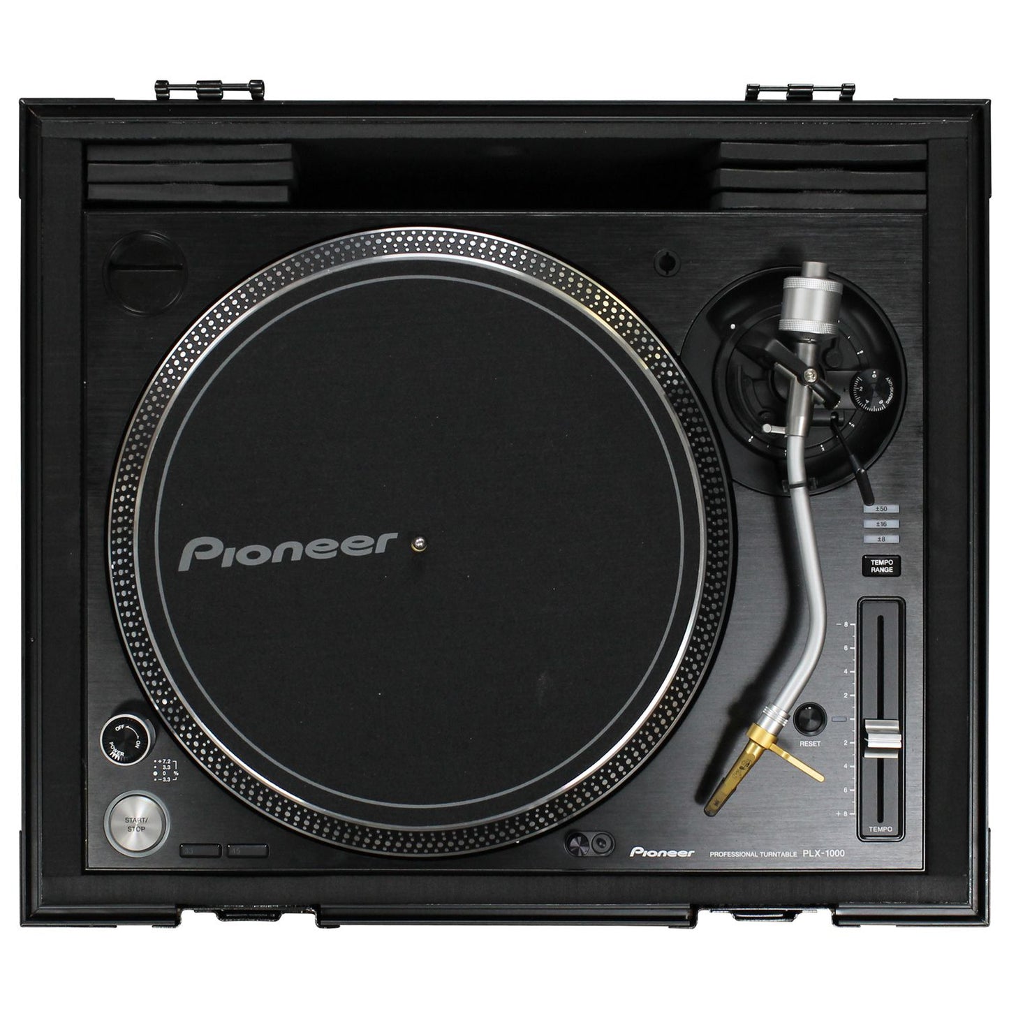 Flight case Odyssey universal negro para tornamesa