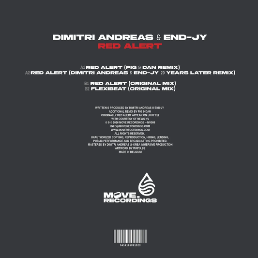 Dimitri Andreas & End-Jy - Red Alert (Incl. Pig&Dan Remix) [Move Recordings]