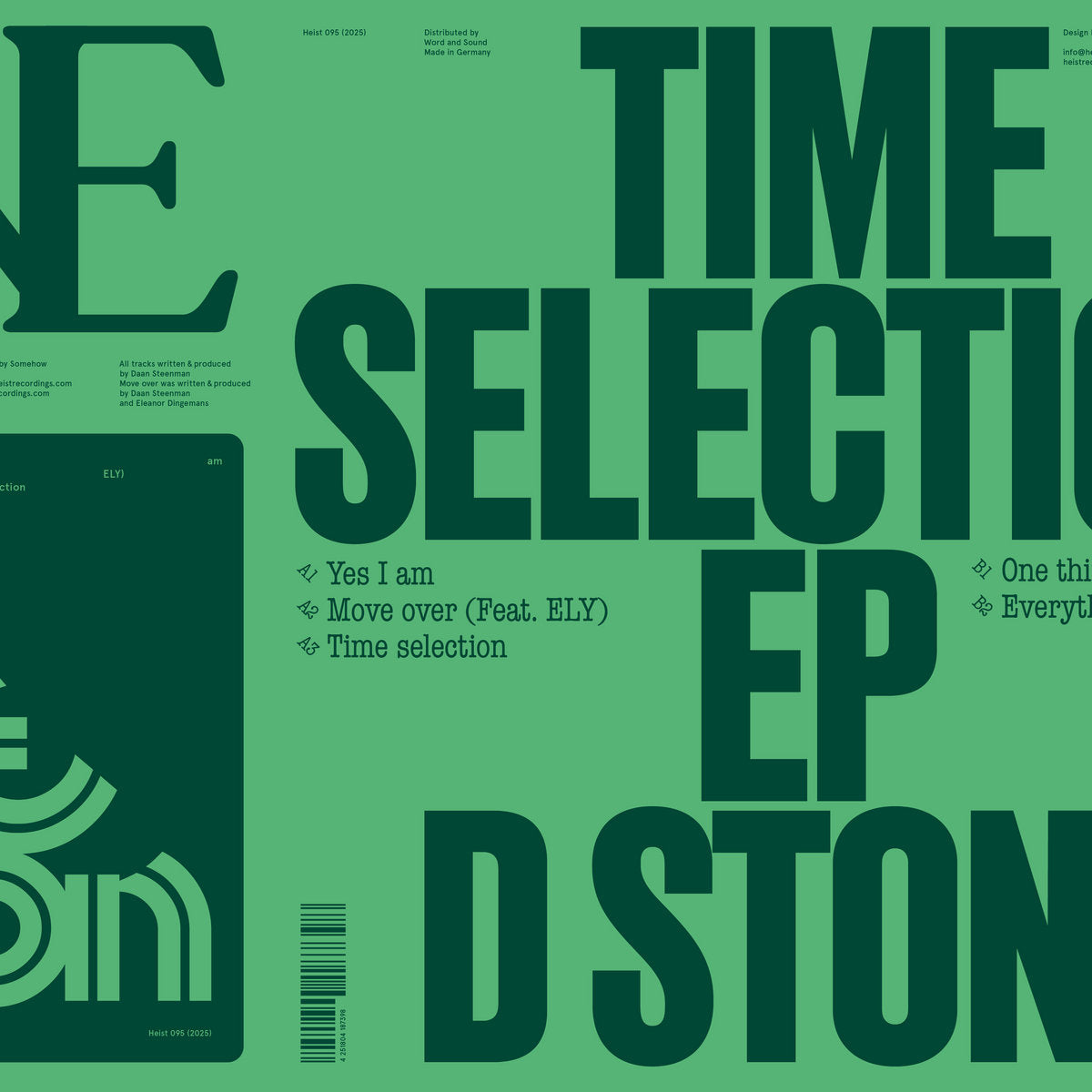 D Stone - Time selection EP [Heist Recordings]