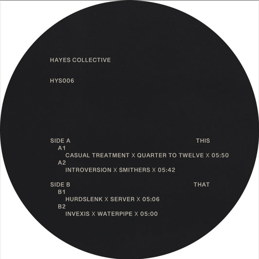 Various Artists - HYS006 [Hayes]
