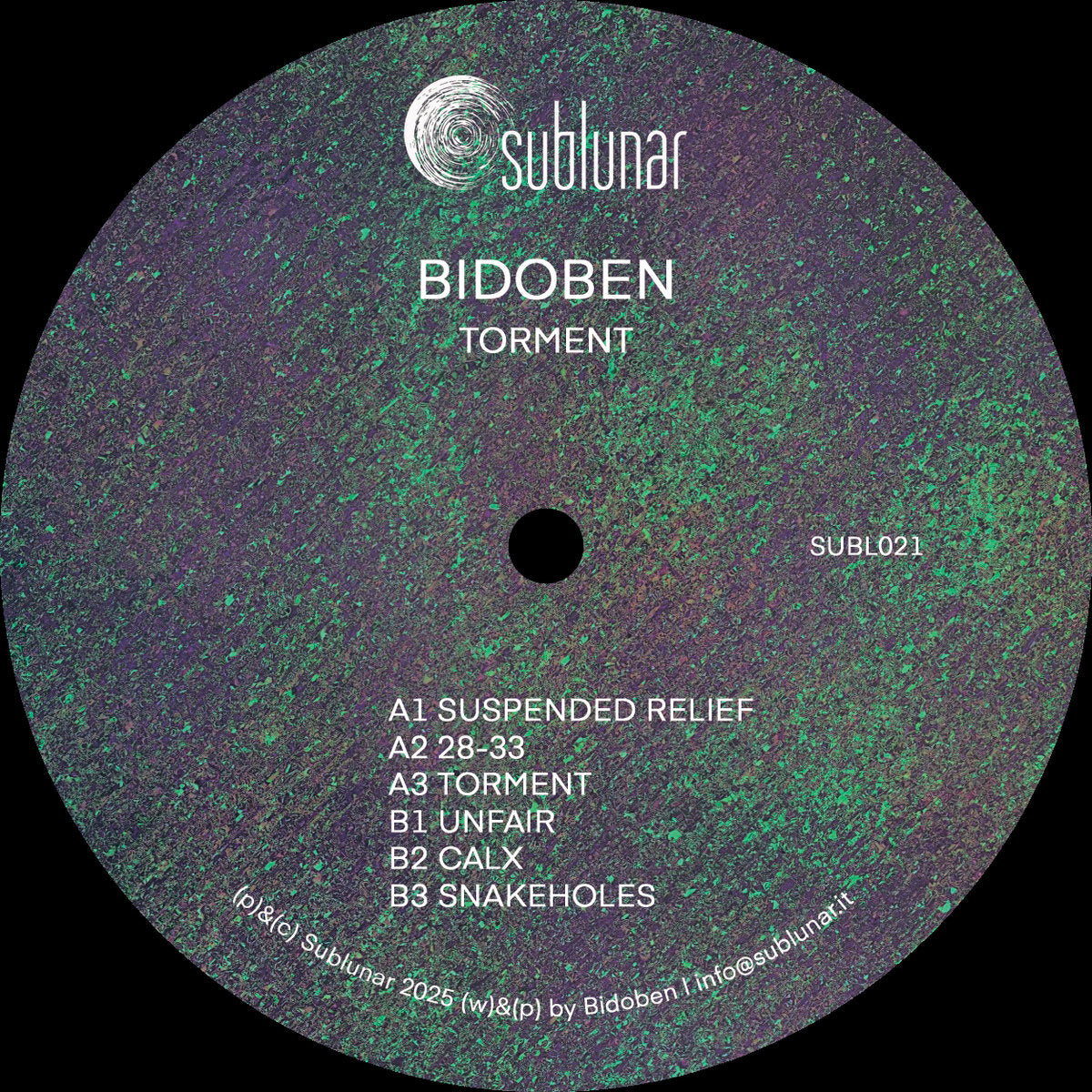 Bidoben - Torment [Sublunar]