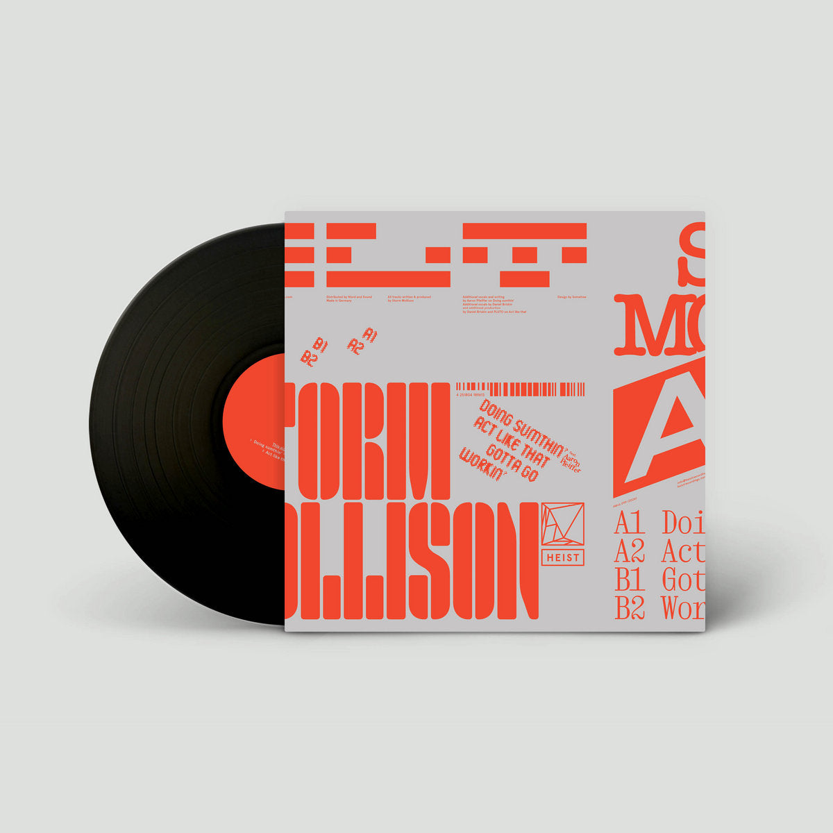 Storm Mollison - A.L.T. EP [Heist Recordings]