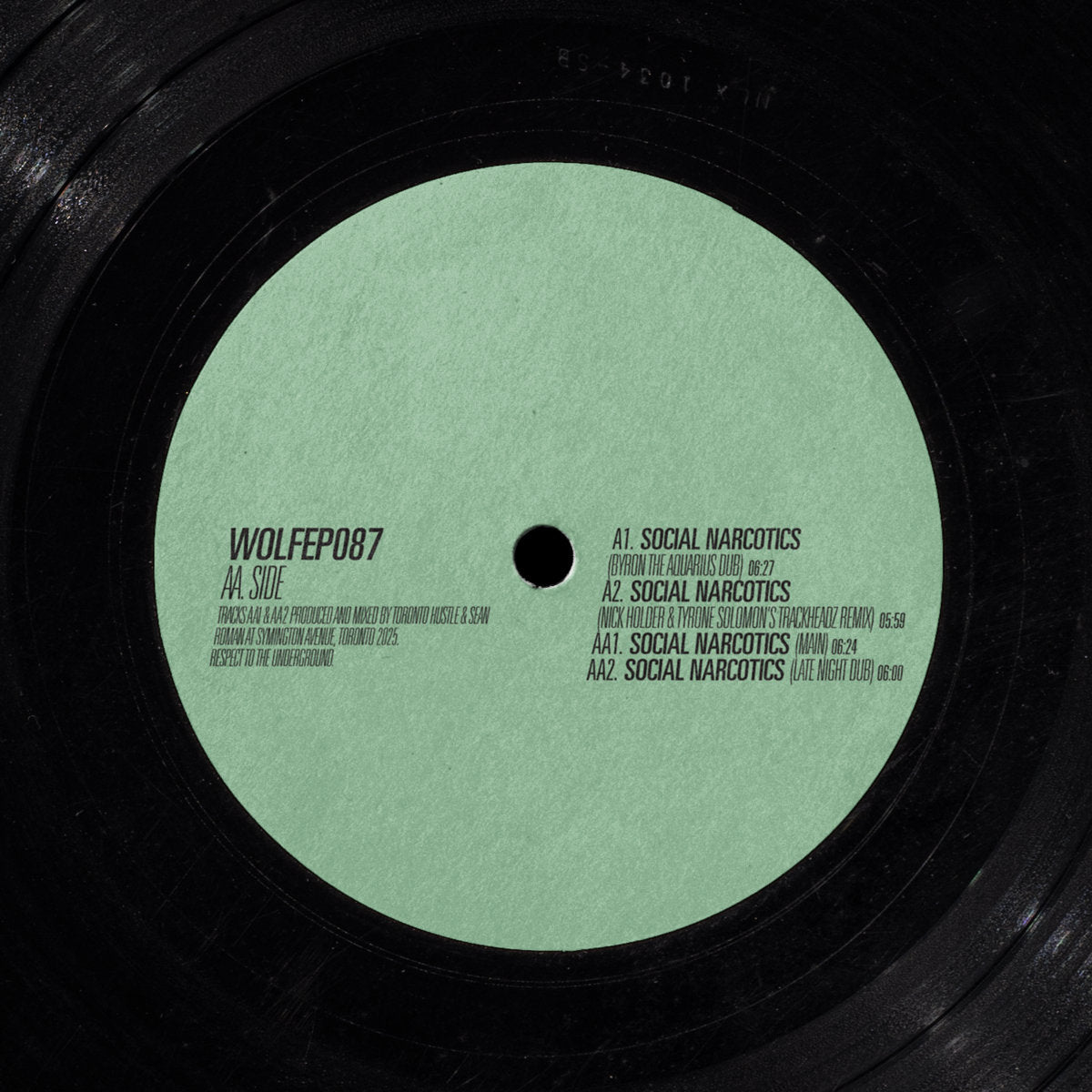Toronto Hustle & Sean Roman - Social Narcotics [Wolf Music]