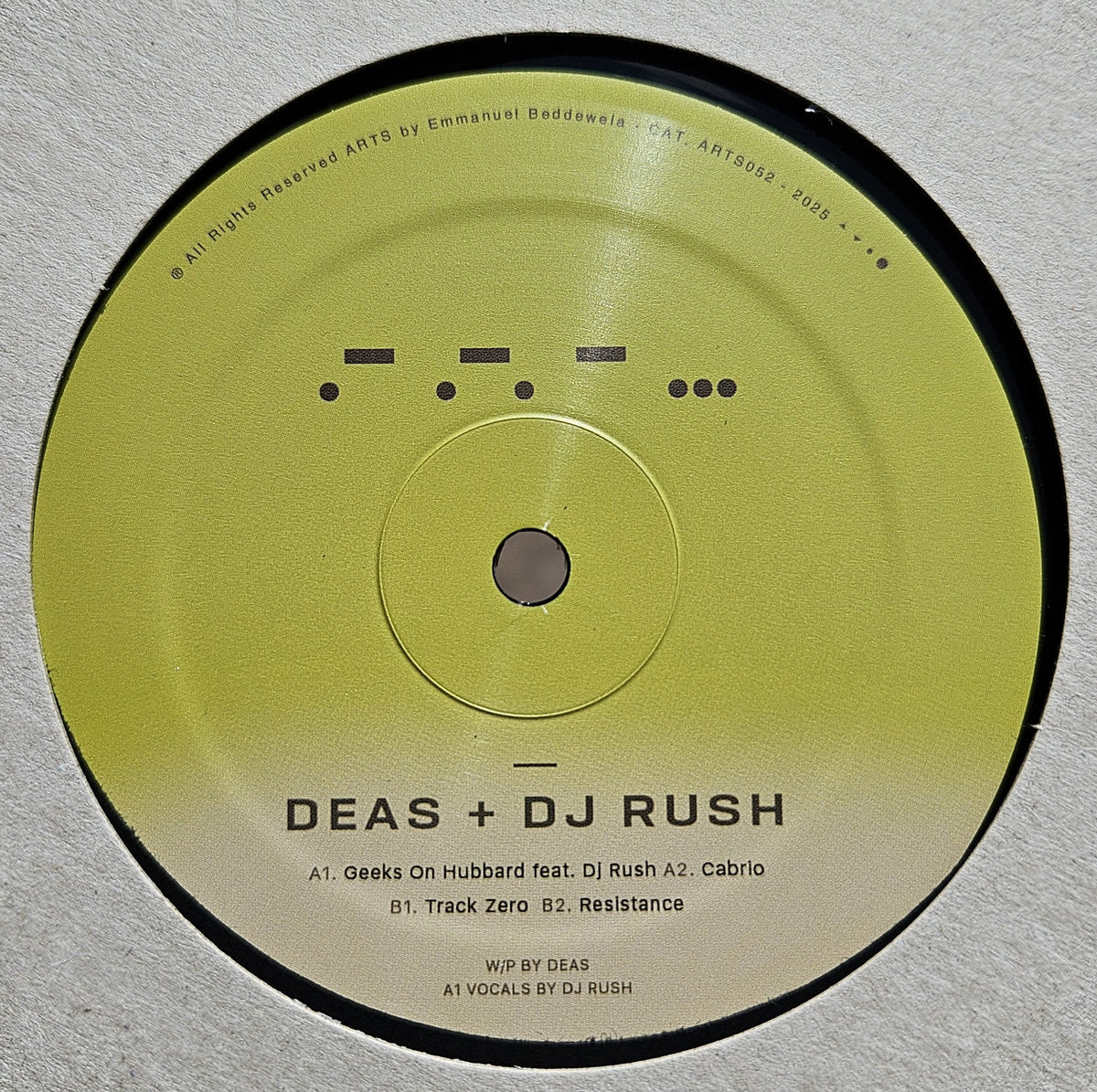 DEAS feat. DJ RUSH - Geeks On Hubbard EP [Arts]