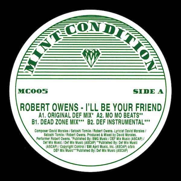 Robert Owens - I'll Be Your Friend [Mint Condition Records]