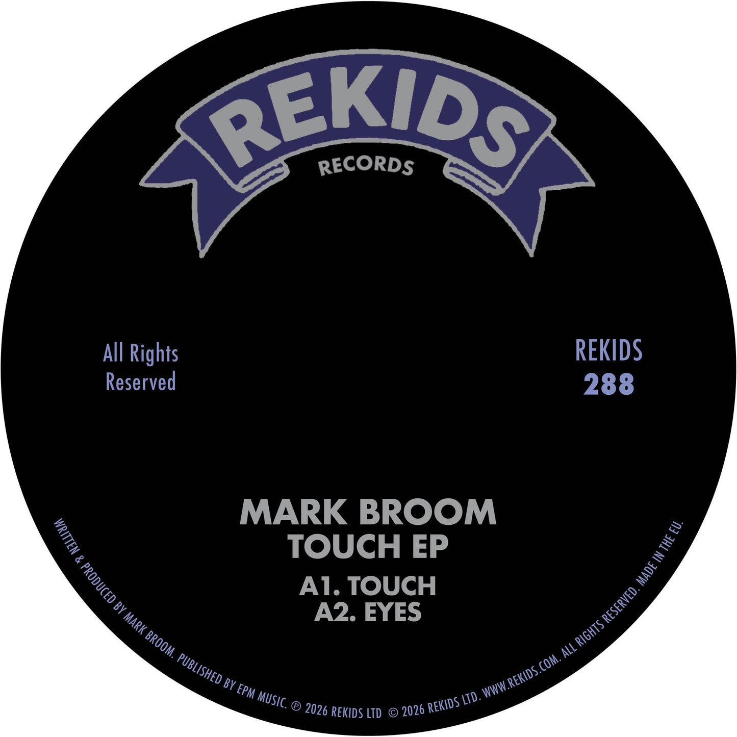 Mark Broom - Touch EP [Rekids]