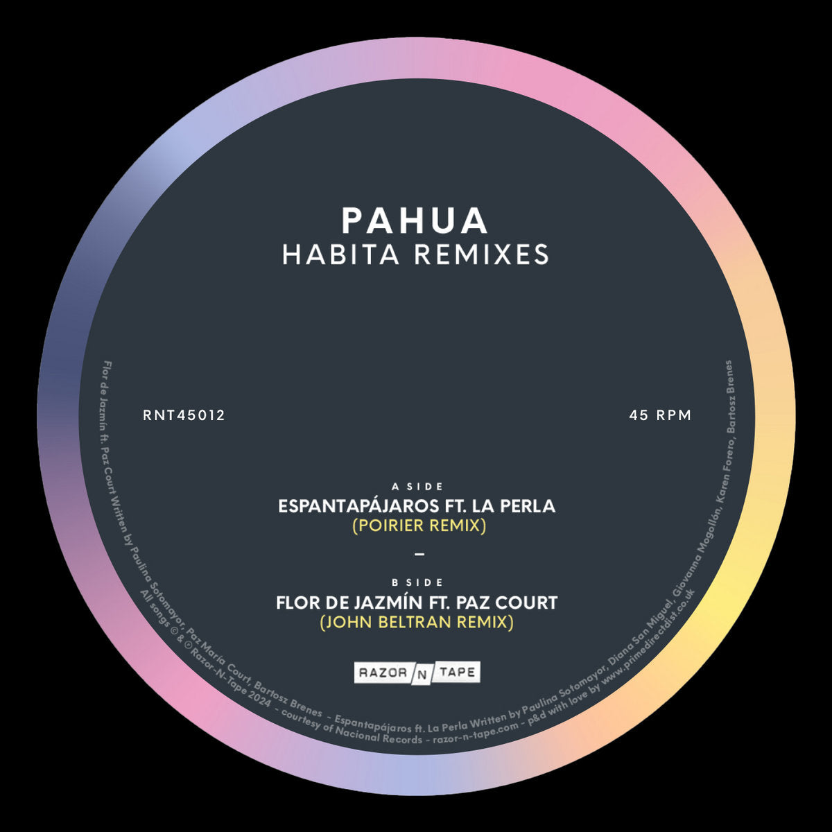 Pahua - Habita Remixes (7") [Razor-N-Tape]